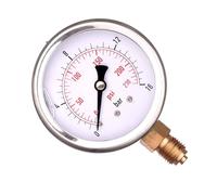 Manomètre Jauge avec Glycérine 0-16 BAR 0-230 PSI Ø 63mm 1/4" Radial