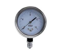 Manomètre, Manomètre Mbar 16mbar 20mbar 25mbar 40mbar 400mbar 500mbar 600mbar manomètre à gaz(0-250mbar)