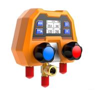 Manomètre numérique avec support fluorure pour réparation de climatiseur, fournit des lectures rapides et précises de la pression et des températures d'évaporation