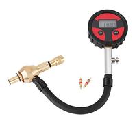 Manomètre numérique de pression des pneus, gonfleur pour pneus d’automobile, de moto, de vélo et de camion avec écran LCD, 4 unités : PSI, BAR, KPA, KG/CM², fourni avec 2 embouts