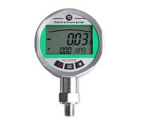 Manomètre numérique SINOCMP -0,1-1 MPA/145 PSI avec interface NPT1/4 Précision 1 % FS Jauge de pression hydraulique gaz eau avec rétroéclairage et étui en gel de silice