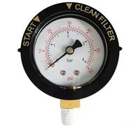 Manomètre Piscine Acier 1/4 NPT 0-60 PSI Manomètre Piscine Acier