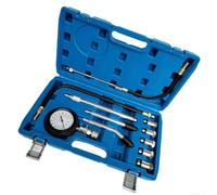 Manomètre pour cylindre d'essence - Adaptateurs 18 mm et 14 mm | Mécanisme de connexion rapide, permet d'économiser du temps de diagnostic, s'adapte à la plupart des cylindres