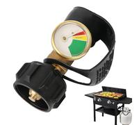 Manomètre pour les réservoirs de propaneast adaptateur de dispositif de mesure standard-propane, moniteur de réservoir de propane | Messing Camping propans Tank Adapter Manomètre pour Grilling Fire