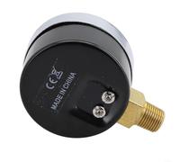 Manomètre pour mesure de basse pression de carburant, air, huile, gaz, eau avec construction en acier inoxydable et diamètre de 40 mm
