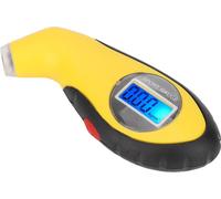 Manomètre pour pneus, quatre modes d'unité 0-99 psi longue durée de vie ABS-mesureur bleu fluorescent pour la voiture