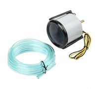 Manomètre Turbo Boost de 52 mm avec affichage LED pour une utilisation automobile pour modification de voiture compatible avec alimentation 12 V Matériau plastique ABS