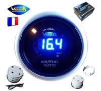 Manomètre Vega® richesse Air-Essence AFR numérique et leds 52 mm marque Française
