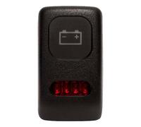 Manomètre voltmètre digital de batterie 10 à 15,5V DIGIFIZmini type GL pour VW Golf 2 (08/1983-10/1991)