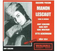 Manon Lescaut, Opéra 4 Actes - Chanté En Allemand