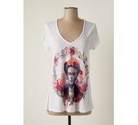 manon martin tee-shirts et débardeurs femme de couleur blanc 36