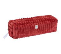 Manon : Maxi Trousse de Coiffure Minky matelassé Paprika- certifiée Oeko-TEX- Transport Outils de Coiffure- Format Maxi- (40 x 12 cm)- Tissu Ultra-Doux