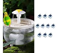 MANON ROSA Lot de 10 éponges pré-filtrantes réutilisables haute densité - Pièces de rechange pour fontaines à oiseaux - Filtres de bain
