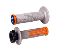 Manopole Moto ODI GRIPS EMIG PRO V2 Grip À Fixation Rapide Gris/Orange H36EPGO