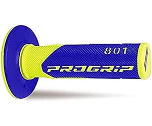 Manopole MX 801-252 - Doppia Densità Giallo Fluo/Blu