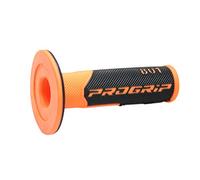 Progrip Poignées MX 801-296 – Double densité – Orange fluo/Noir