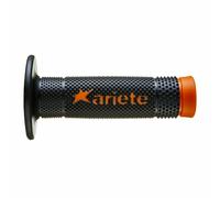 Manopoles Ariete Vulcan Off-Road Cross Enduro Noir/Orange Meilleur Grip Renforcé
