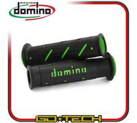 Manopoles Domino A250 On Road Racing Moto Scooter Stradale Vert Noir Ouvertes 2
