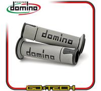 Manopoles Domino A450 On Road Racing Gris Noir Ouvertes 22/24mm 2