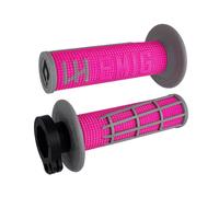 Manopoles Moto ODI GRIPS EMIG 2.0 V2 Grip Bloccaggio Rapido Rose/Gris H36E2PG