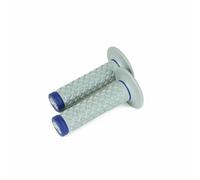 Manopoles moto RENTHAL COMFORT MX Dual GLUE-ON Grigio/Blu Morbide/Firm