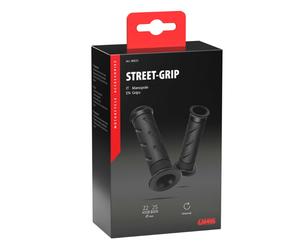 Manopoles Moto Scooter Universelles Poignées Standard Avant Noir Lampa 2 Pièces