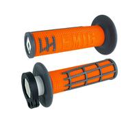 Manopoles ODI GRIPS EMIG 2.0 V2 Fixation Rapide Orange/Graphite