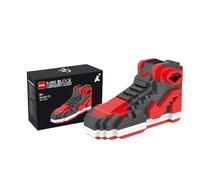 Manori Market Air Super Sneakers 3D Puzzle - 504 pièces | Mini Basket à Construire | Jeu éducatif & décoratif pour Enfants 10 Ans+ et Adultes collectionneurs | Cadeau créatif Original (J1)