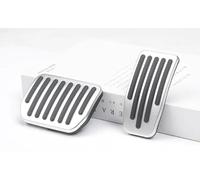 Manori Market Protections antidérapantes pour pédales Tesla Model 3 et Modèle Y, Lot de 2 Housses de Protection et décoration de pédalier Tesla modèle 3 et Y (Gris)