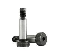 Manoud 2/-5 Pièces M5 M6 M8 M10 12.9 Grade Tête À Six Pans Creux Vis Épaule Capuchon Hexagonal Limite De Hauteur Roulement Rouleaux Boulon Trucs(45mm(L),D10(M8) 2pcs)