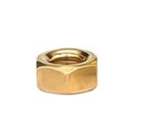 Manoud Écrou Hexagonal en Laiton DIN934, Bouchon À Vis Cuivre for M4 M5 M6 M8 M10 M12 M14 M16 M18 M20 M22 M24, 1 100 Pièces(M2.5-100Pcs)