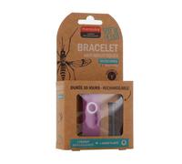 Manouka Bracelet Anti Moustiques Adulte Mauve 1ut