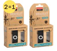 Manouka® Bracelet Anti-Moustiques Silver 2x1 pc(s)