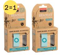 Manouka Bracelet Anti-Moustiques Uni Turquoise 2x1 pc(s)