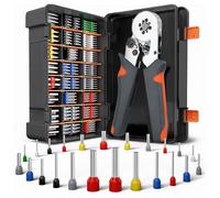 ManoVivo Crimp force Pro (HSC8 6-6) - Pince à Sertir Électrique, Outil de Sertissage Précis, Comprend Kit de 400 Cosses