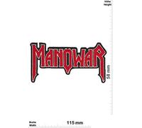 Manowar Écusson Patch en fer brodé sur accessoire