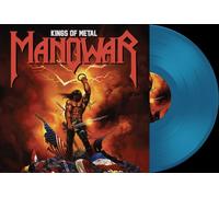 MANOWAR - KINGS OF METAL TRANSLUCENT BLUE VINYL VINYL LP NEUF