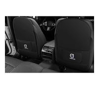 MANQII Protecteur Dossier SièGe Voiture pour Volvo XC40 XC90 XC60, 2 PièCe Cuir SièGes ArrièRe Protection Auto ProtèGe-Dossier ImperméAble Accessoire,L-A/Black