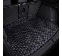 MANQII Voiture Cuir Tapis De Coffre pour R-enault Koleos II HC 2017-2022, AntidéRapant Imperméable Auto Doublure Protection Coussin IntéRieurs Accessoires,E/Black
