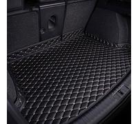 MANQII Voiture Cuir Tapis De Coffre pour R-enault Koleos II HC 2017-2022, AntidéRapant Imperméable Auto Doublure Protection Coussin IntéRieurs Accessoires,D/Black~Beige