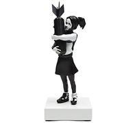 MANQILE Banksy Bombe Fille Sculpture Moderne Bombe Hugger Statue résine Table pièce Bombe Amour Angleterre Art Maison décor Figure Cadeaux de noël