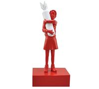 MANQILE Banksy Bombe Fille Sculpture Moderne Bombe Hugger Statue résine Table pièce Bombe Amour Angleterre Art Maison décor Figure Cadeaux de noël