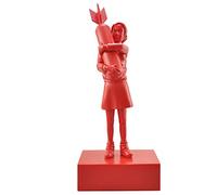 MANQILE Banksy Bombe Fille Sculpture Moderne Bombe Hugger Statue résine Table pièce Bombe Amour Angleterre Art Maison décor Figure Cadeaux de noël