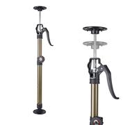 MANQO Cric d'armoire pour installation d'armoire, poteau de support réglable, système de support pour troisième main, extensible de 49 cm à 110 cm, supporte jusqu'à 35,4 kg pour cloison sèche (design