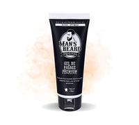 Man's Beard - 100% Fabrication Française - Gel de Rasage - Barbe De Précision Transparent à l'Aloe Vera Peaux Sensibles - Contenance : 75 ml en Tube - Ingrédients d'origine naturelle