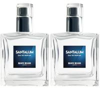 man's beard - Eau de Parfum Santal - Concentrée en Parfum Santal - 100% Fabriqué en France - Ingrédients d'Origine Naturelle - Contenance 50 ml (Lot de 2)