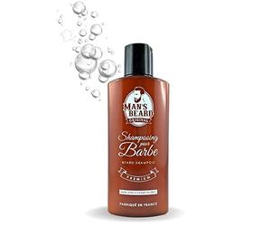 Man's Beard | Shampoing barbe, Produit nettoyant visage homme | Soin de la barbe | Usage quotidien | Ingrédients d'origine naturelle - Huile de Ricin | 150 ml | 100% Fabrication française
