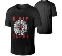 Man's Dirty Heads Classic Music Band Cotton Tee Gift Black Manches Courtes(3X-Large)