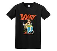 Man's Round Neck Asterix Asterix & Obelix Sports T-Shirt Black XL