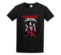 Man's Round Neck Babymetal World Tour 2015 Sports T-Shirt Black L